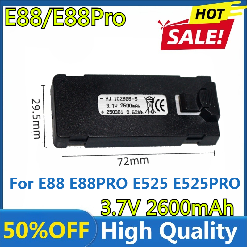 E88 Batterie 3,7 V 2600 mAh Fü – Drone Battery Li-Ion Bewertung und Preis