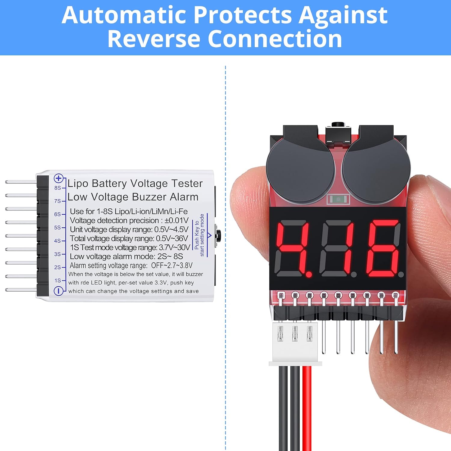 Oike 1-8S 2-in-1 Lipo-Batterie – Drone Battery Voltage Checker Bewertung und Preis