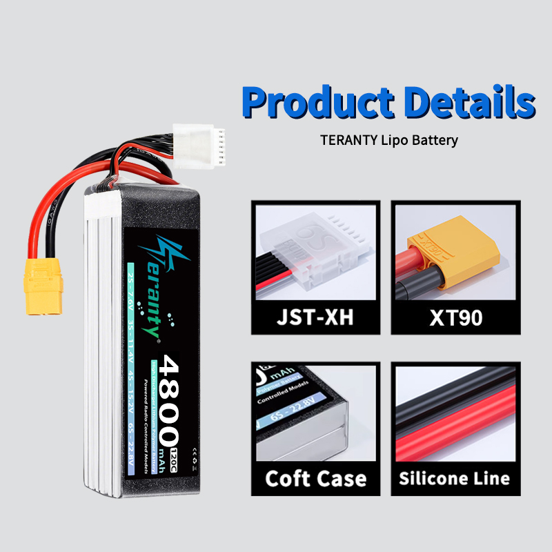 TERANTY 6S 4800mAh Lipo-Akku 2 – Drone Battery Connector Bewertung und Preis