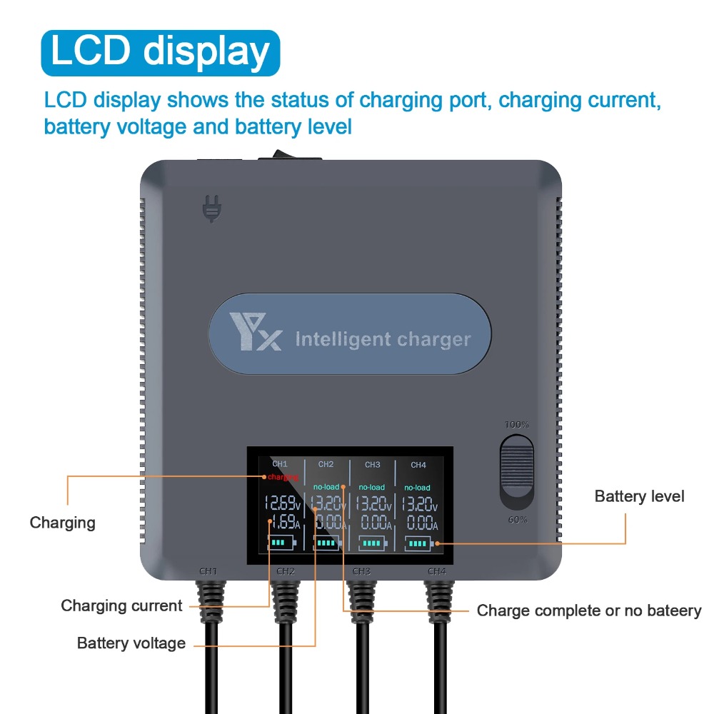 6-in-1 Digital-Anzeige Akkulad – Drone Battery Smart Bewertung und Preis