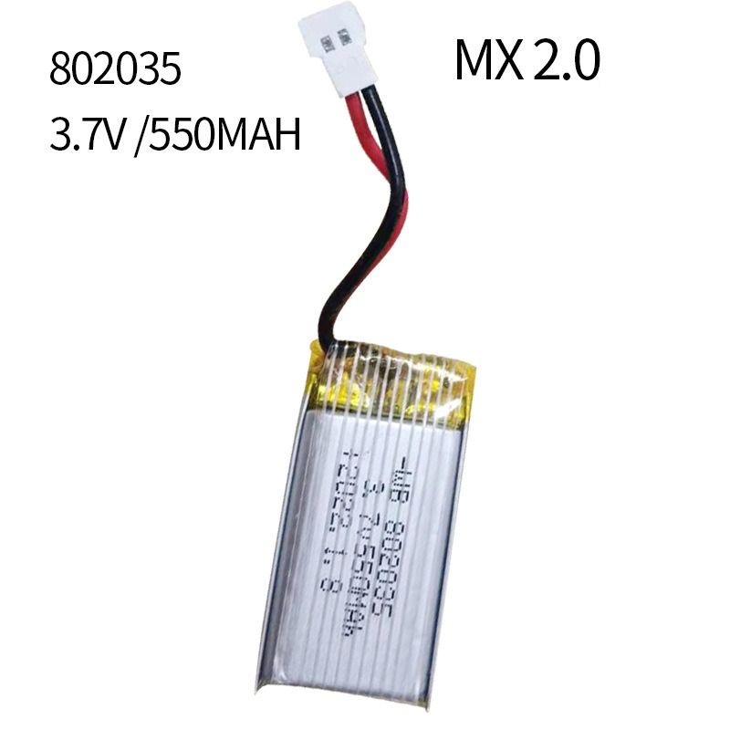 3,7 V 550 mAh 35C Lipo Batteri – Drone Battery Li-Ion Bewertung und Preis